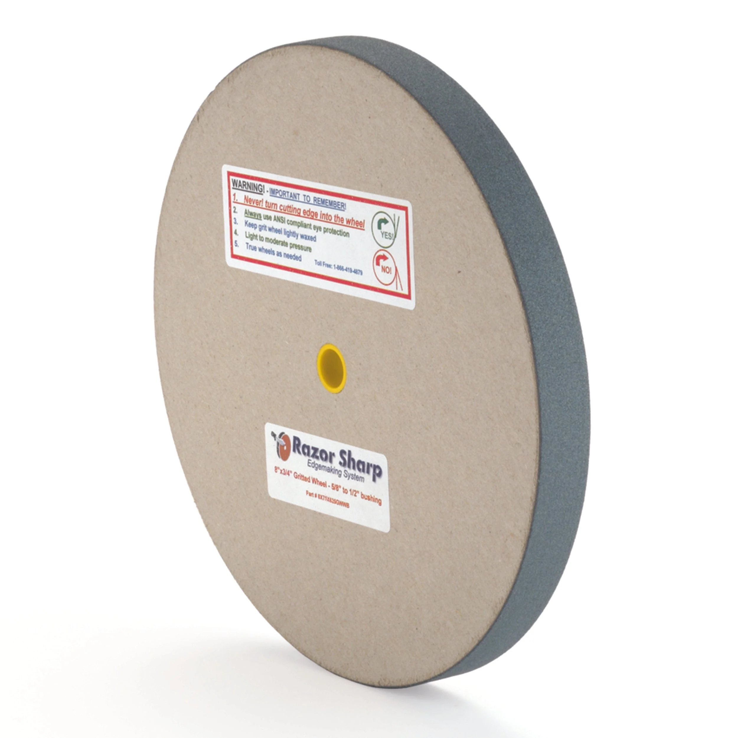 Razor Sharp Edgemaking 8" Grit Wheel