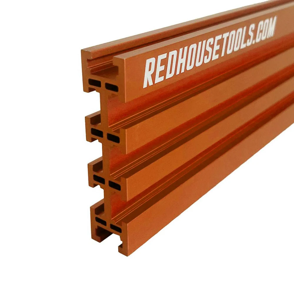 36" Universal Aluminum Woodworking Multi-Track- Orange- 1 Piece