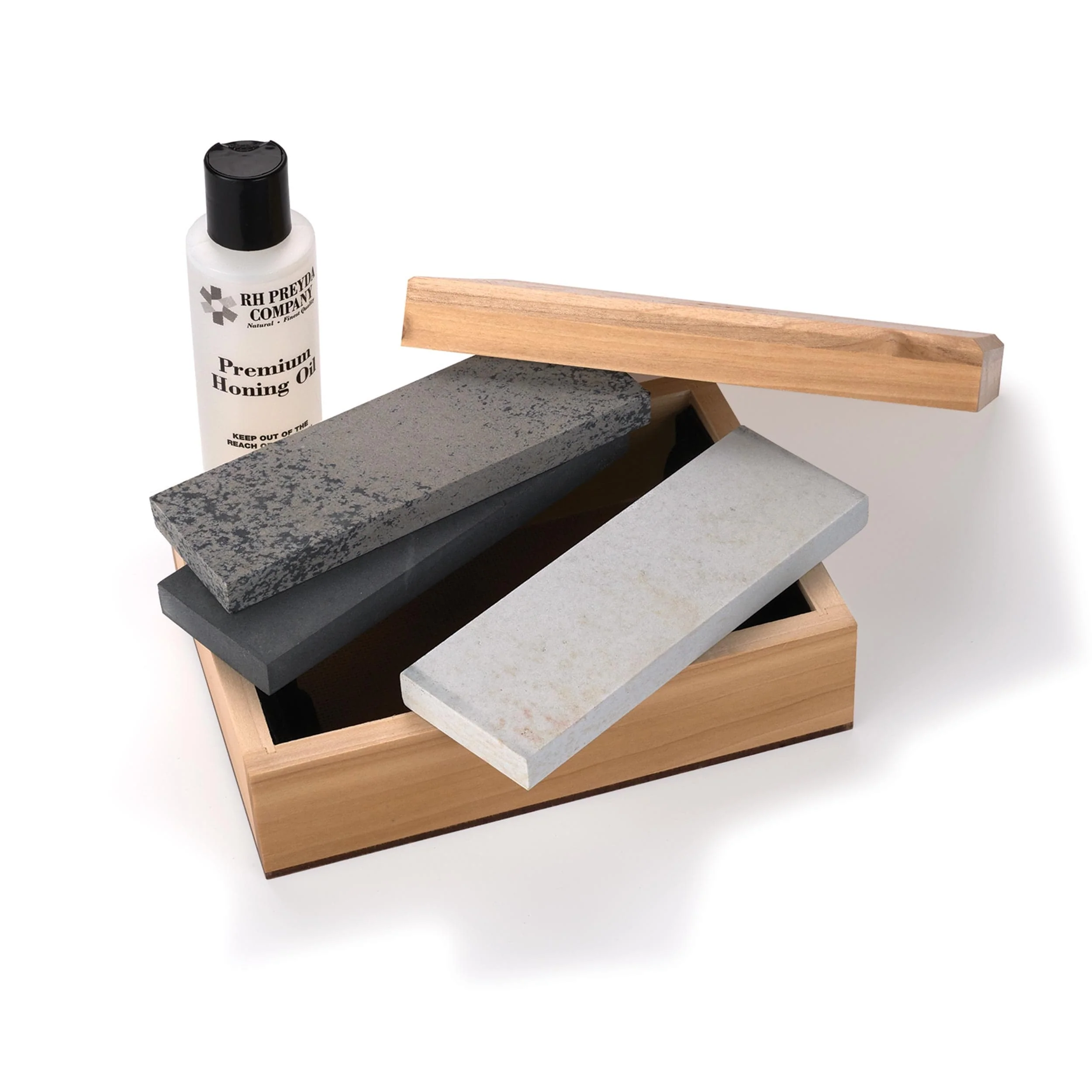 Arkansas Stone Kit - 1/2" x 2" x 6” - 3 Piece