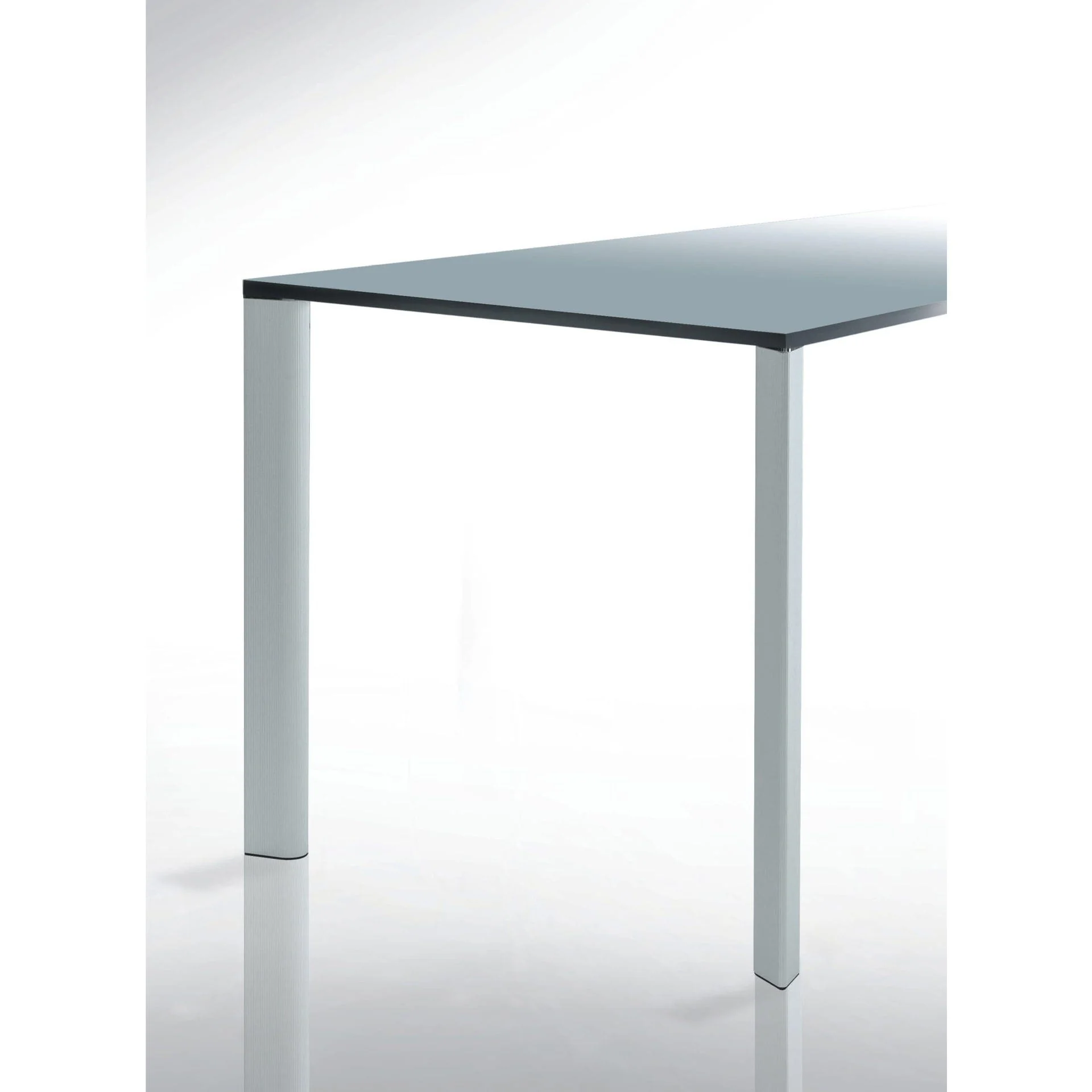 27-1/2" (698 mm) Adjustable Teardrop Design Table Leg Aluminum Pack of 4 - Image 2