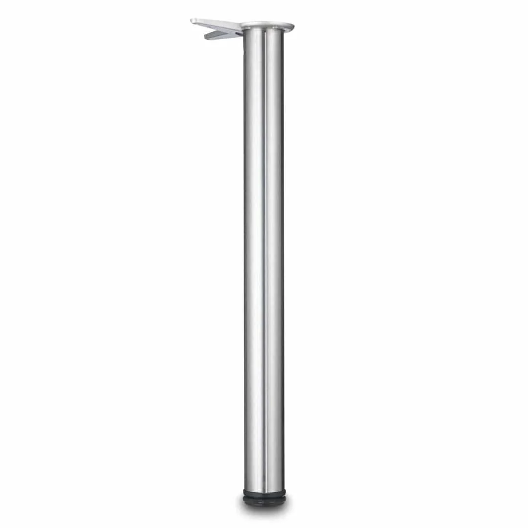 27-1/2" (700 mm) Adjustable Table Leg Stainless Steel Pack of 4