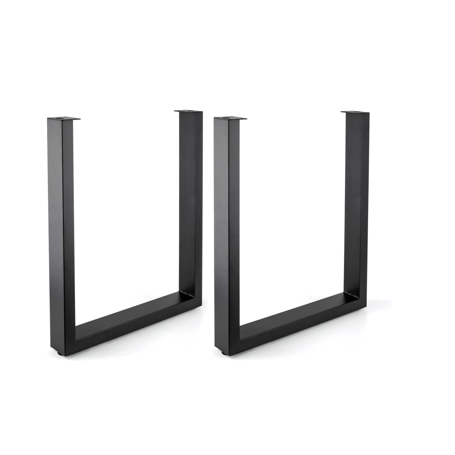 28" (710 mm) Adjustable Legs for Structural Table Matte Blac, 1 Pair