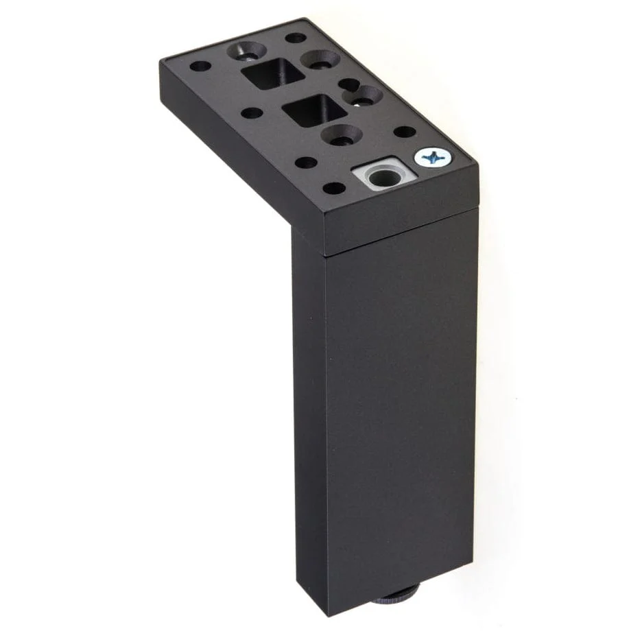 3-15/16" (100 mm) Adjustable Contemporary Versatile T or L Shaped Furniture Leg - Image 2