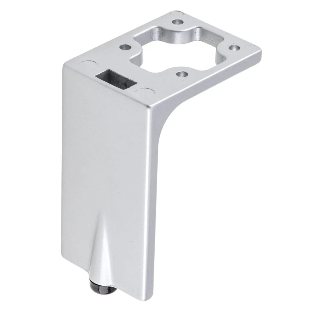 3-15/16" (100 mm) Design Adjustable Furniture Leg Aluminum - Image 2
