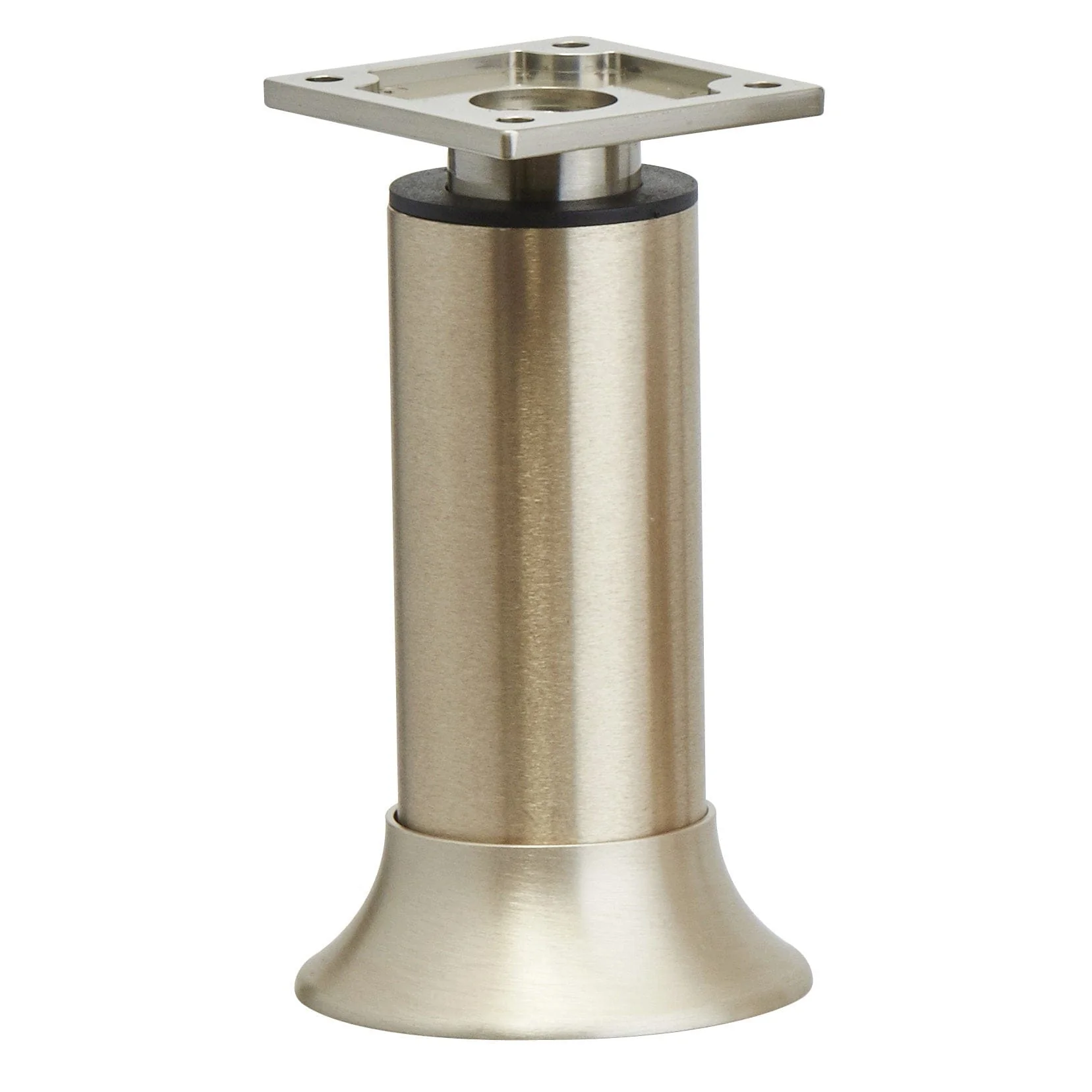 3-15/16" (100 mm) Vintage Adjustable Round Leg Stainless Steel
