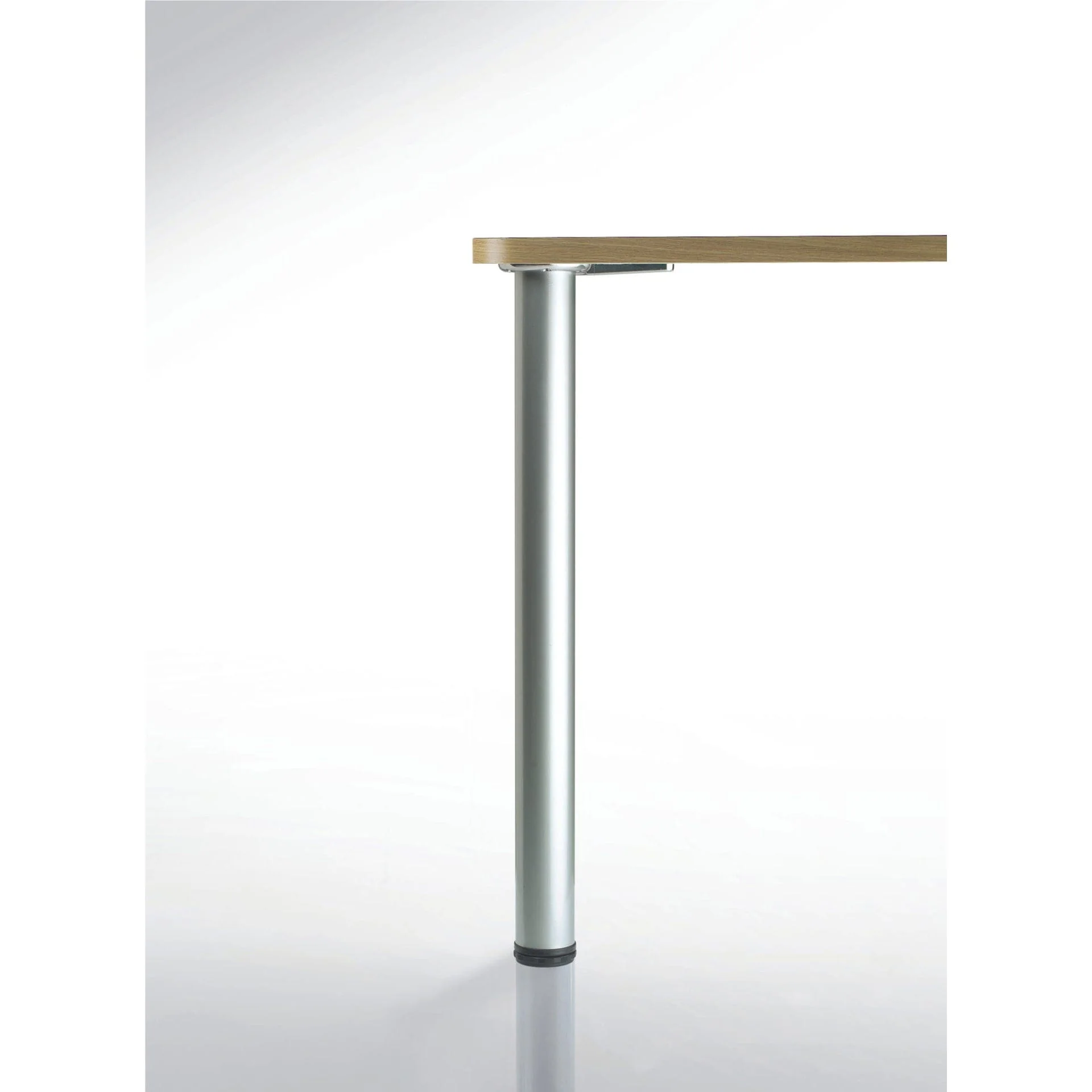 34-1/4" (870 mm) Adjustable Table Leg Brushed Chrome Pack of 4 - Image 2