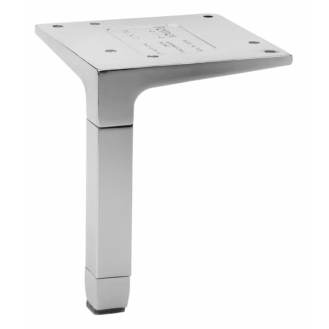 4-23/32" (120 mm) Design Furniture Leg Chrome