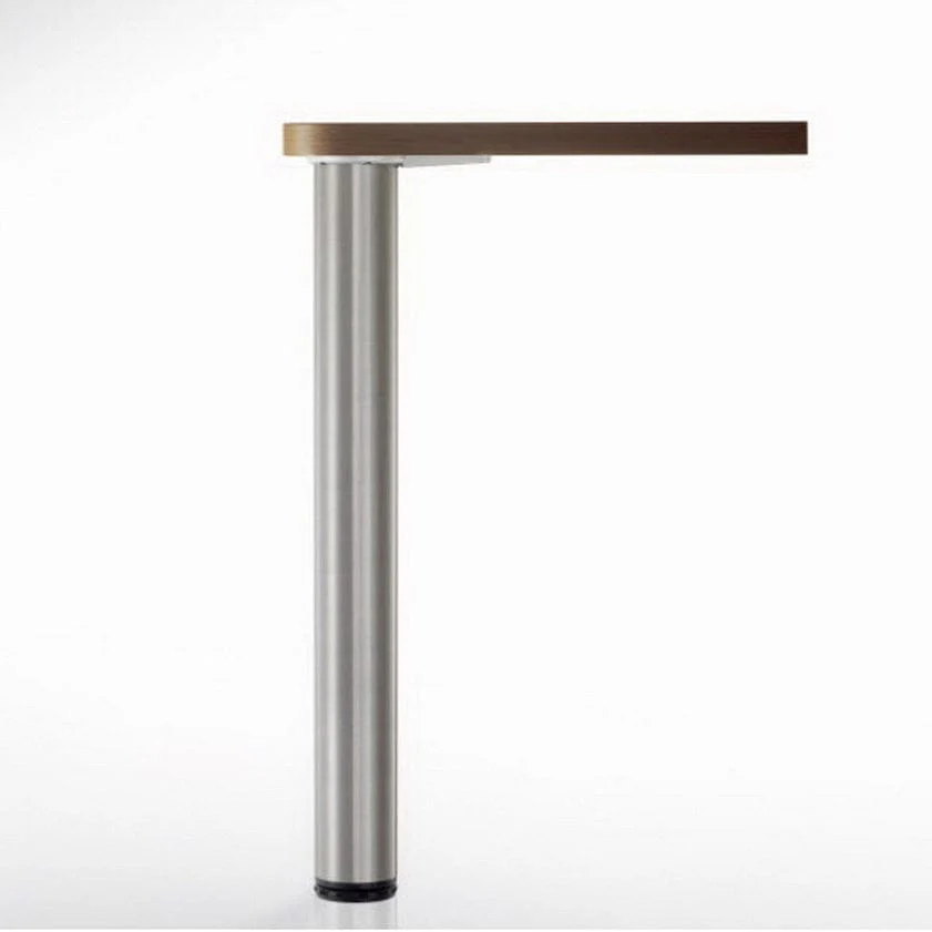 40-1/8" (1010 mm) Adjustable Table Leg Satin Chrome - Image 2