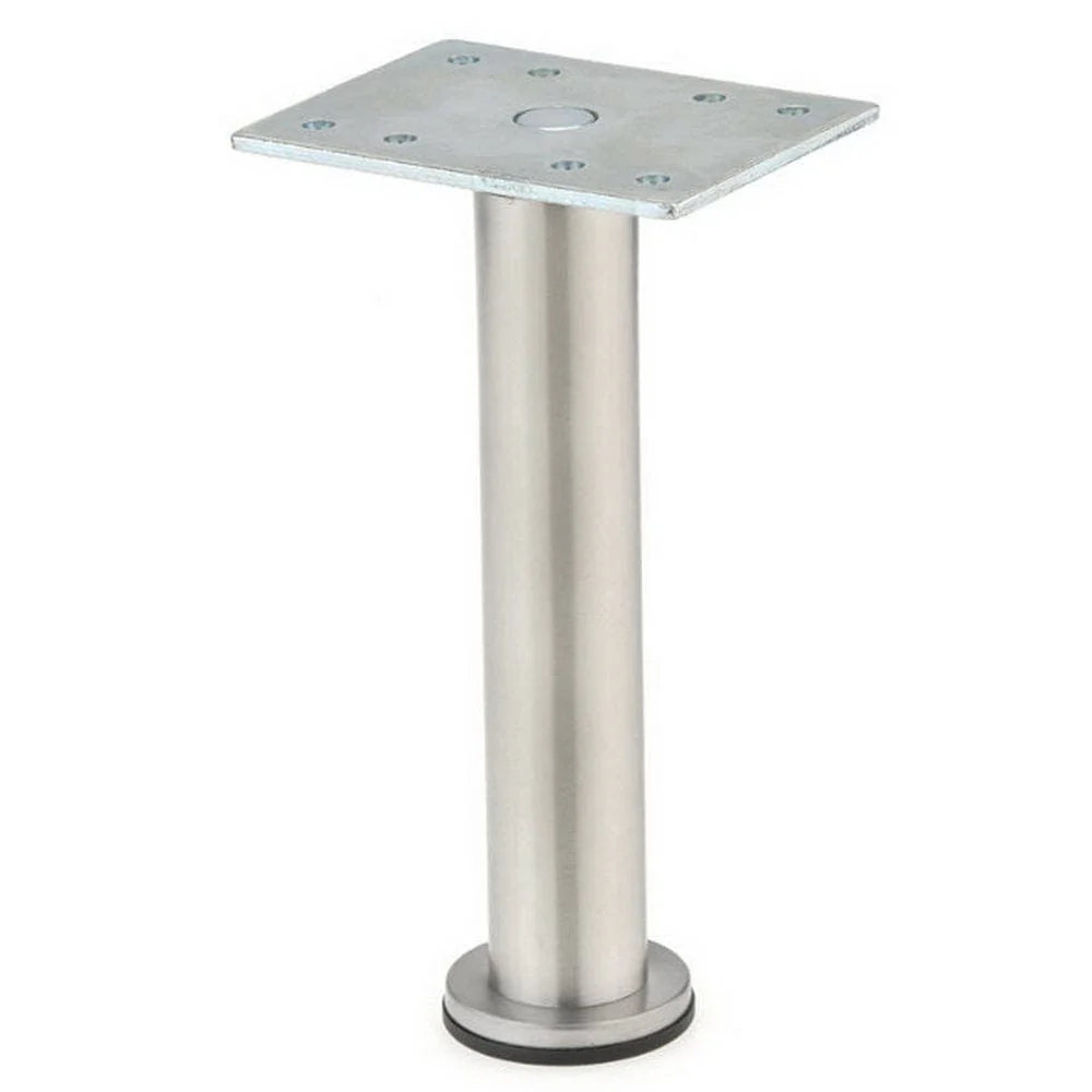 5-29/32" (150 mm) Borsa Adjustable Furniture Leg Stainless Steel