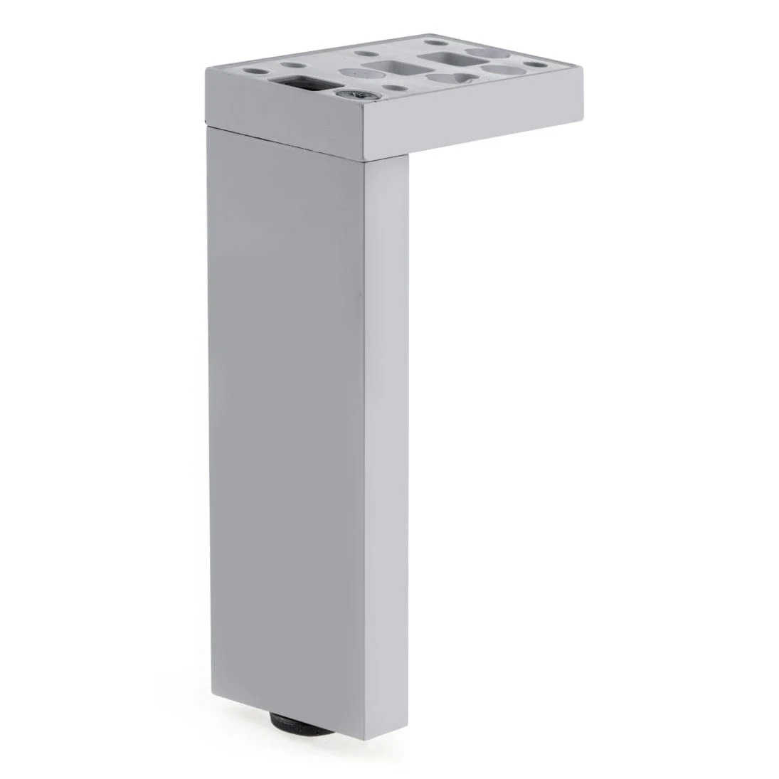 7-7/8" (200 mm) Adjustable Contemporary Versatile T or L Shaped Furniture Leg Aluminum