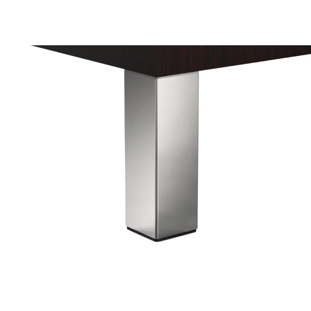 7-7/8" (200 mm) Adjustable Furniture Leg Chrome Pack of 4