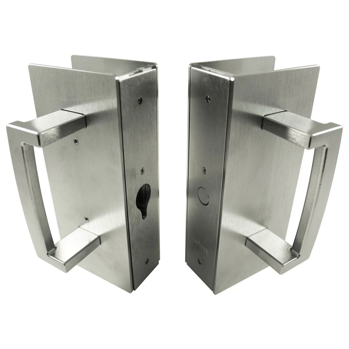 Cavity Sliders CL400 ADA Magnetic Bi-Parting Pocket Door Handle for 1-3/4" Door Satin Chrome Magnetic Latching