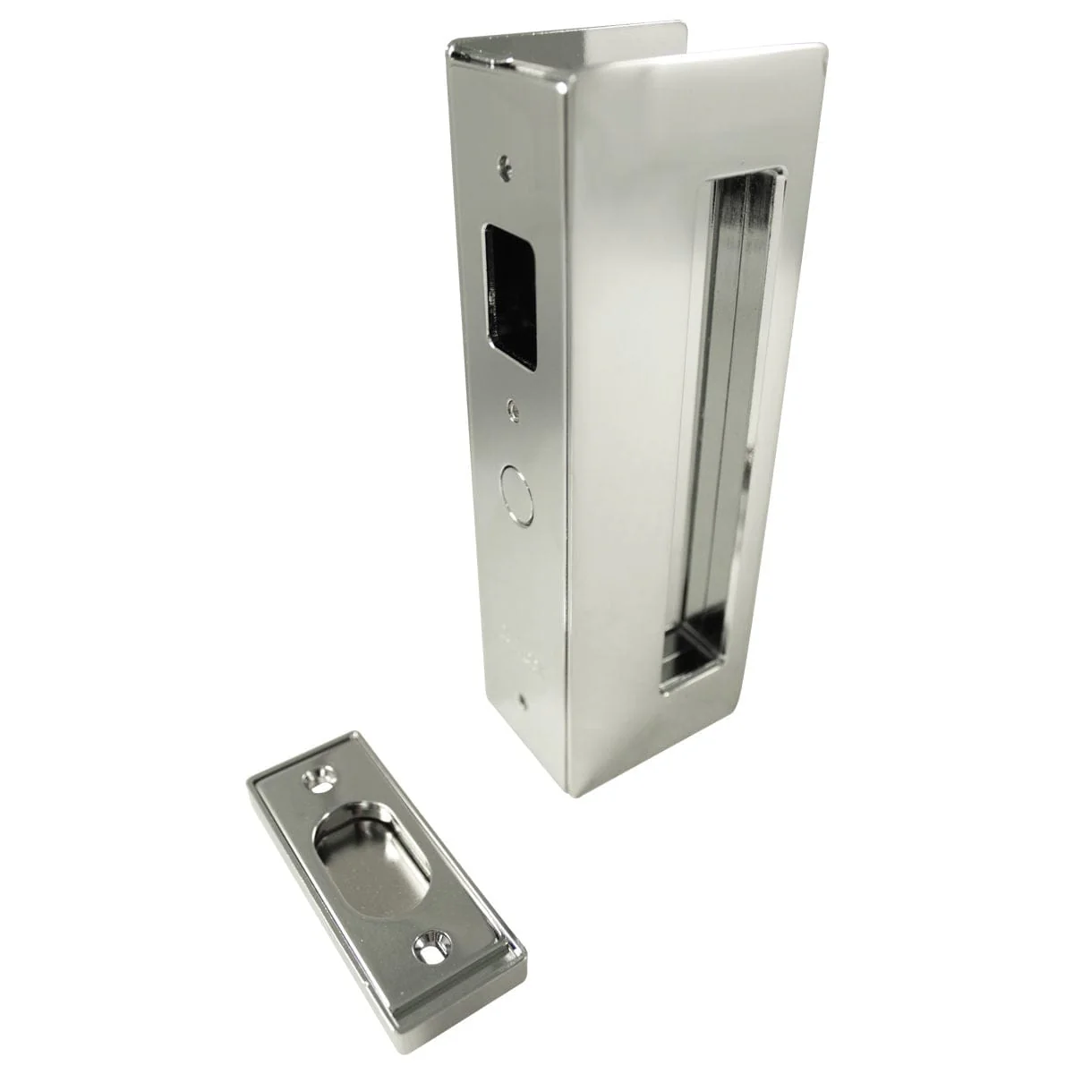 Cavity Sliders CL400 Magnetic Pocket Door Handle for 1-3/4" Door Bright Chrome