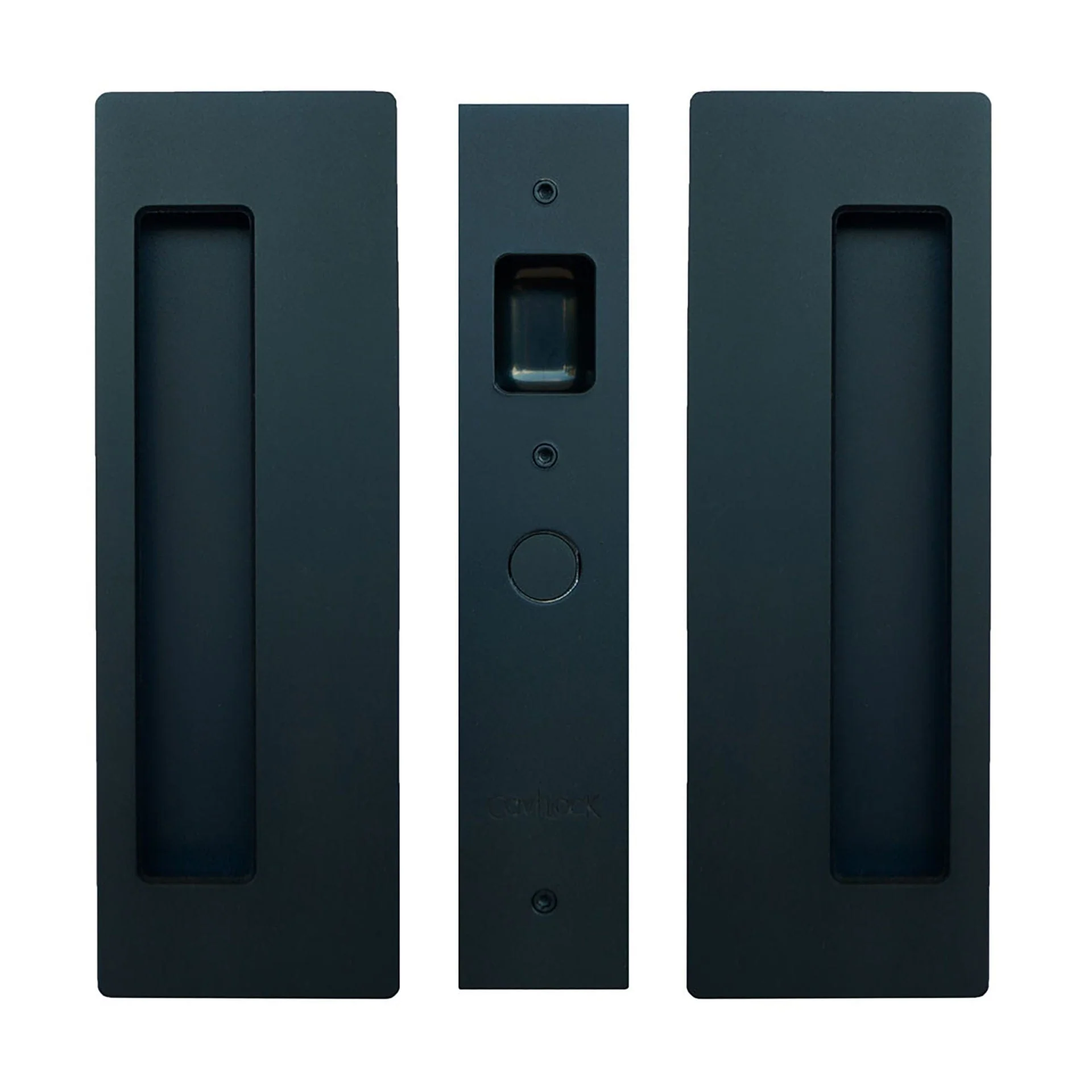 Cavity Sliders CL400 Magnetic Pocket Door Handle for 1-3/4" Door Matt Black