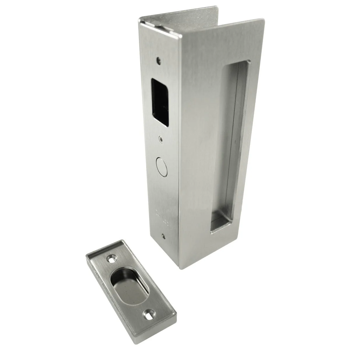 Cavity Sliders CL400 Magnetic Pocket Door Handle for 1-3/4" Door Satin Chrome