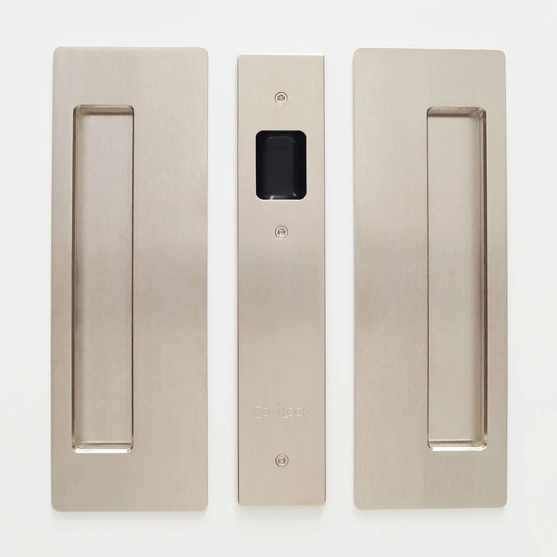 Cavity Sliders CL400 Pocket Door Handle for 1-3/4" Door Satin Nickel
