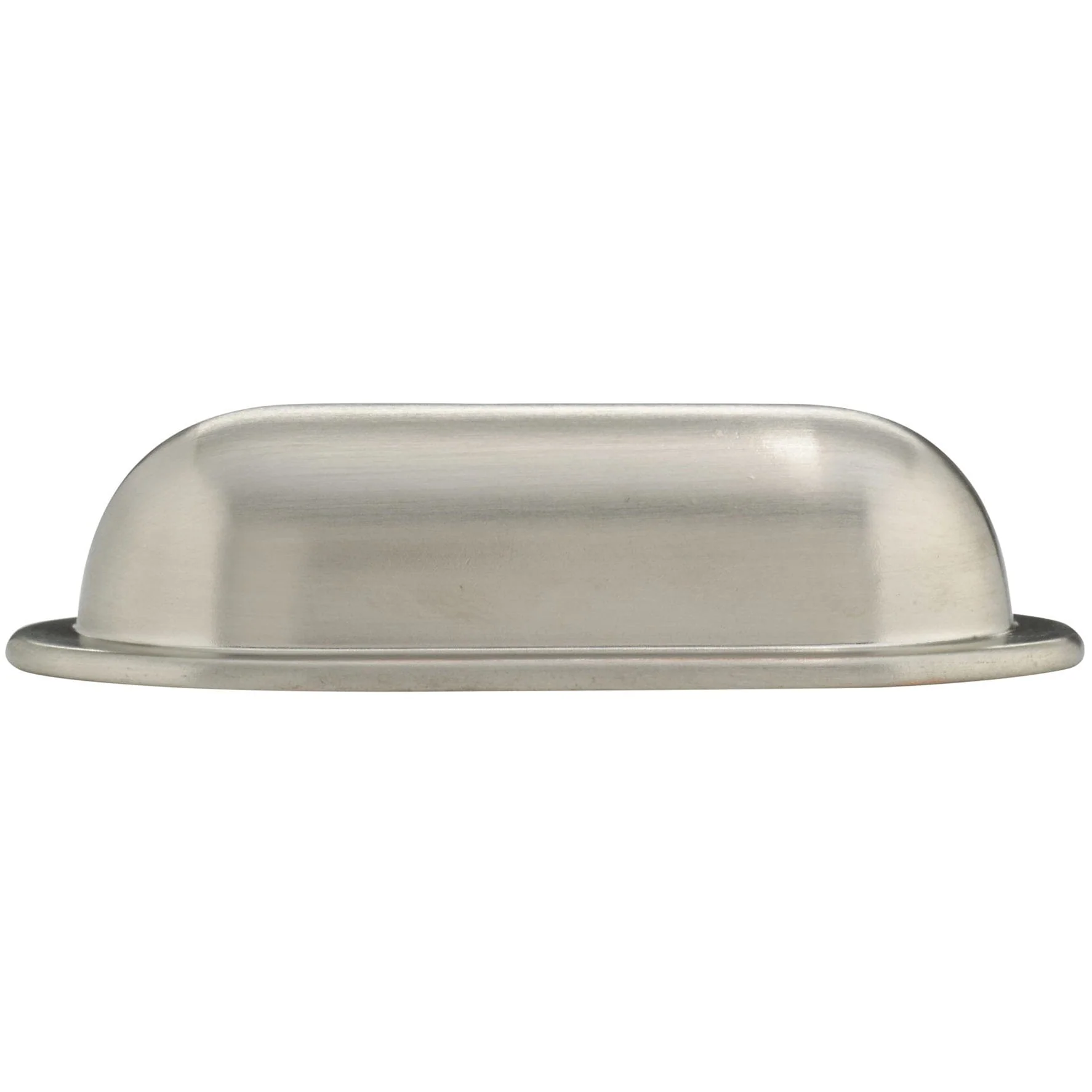 Contemporary Cup Pull, 2-1/2" Center-to-Center, Brushed Nickel - Image 3