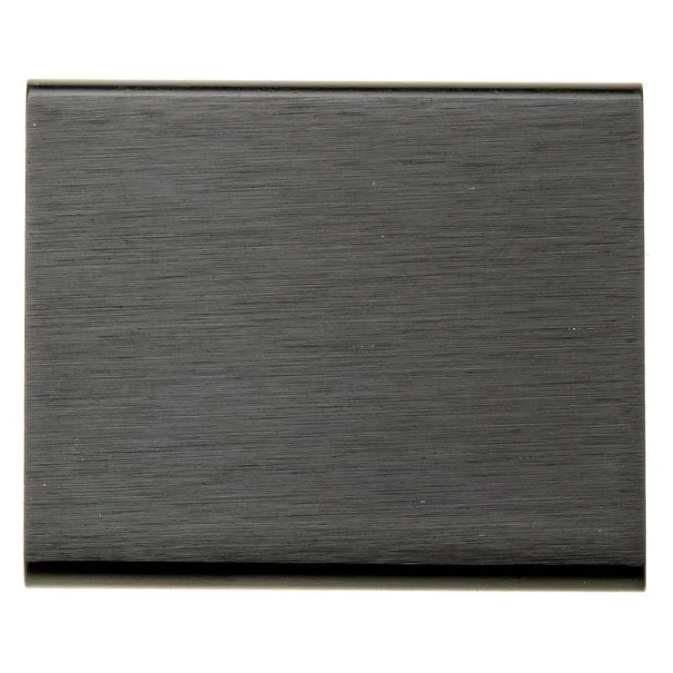 Contemporary Edge Pull, 1-5/16" Center-to-Center, Brushed Black - Image 2