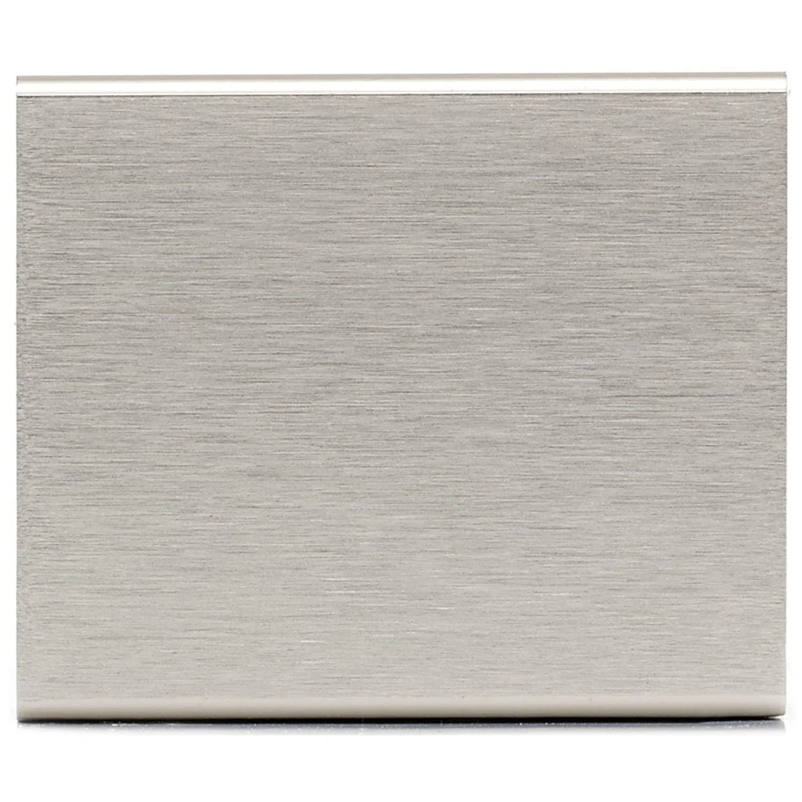 Contemporary Edge Pull, 1-5/16" Center-to-Center, Stainless Steel - Image 2
