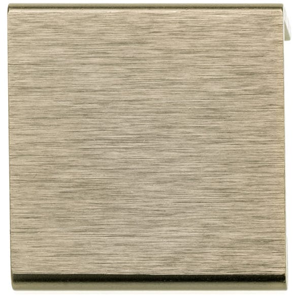 Contemporary Edge Pull, 1" Center-to-Center, Champagne Bronze - Image 2