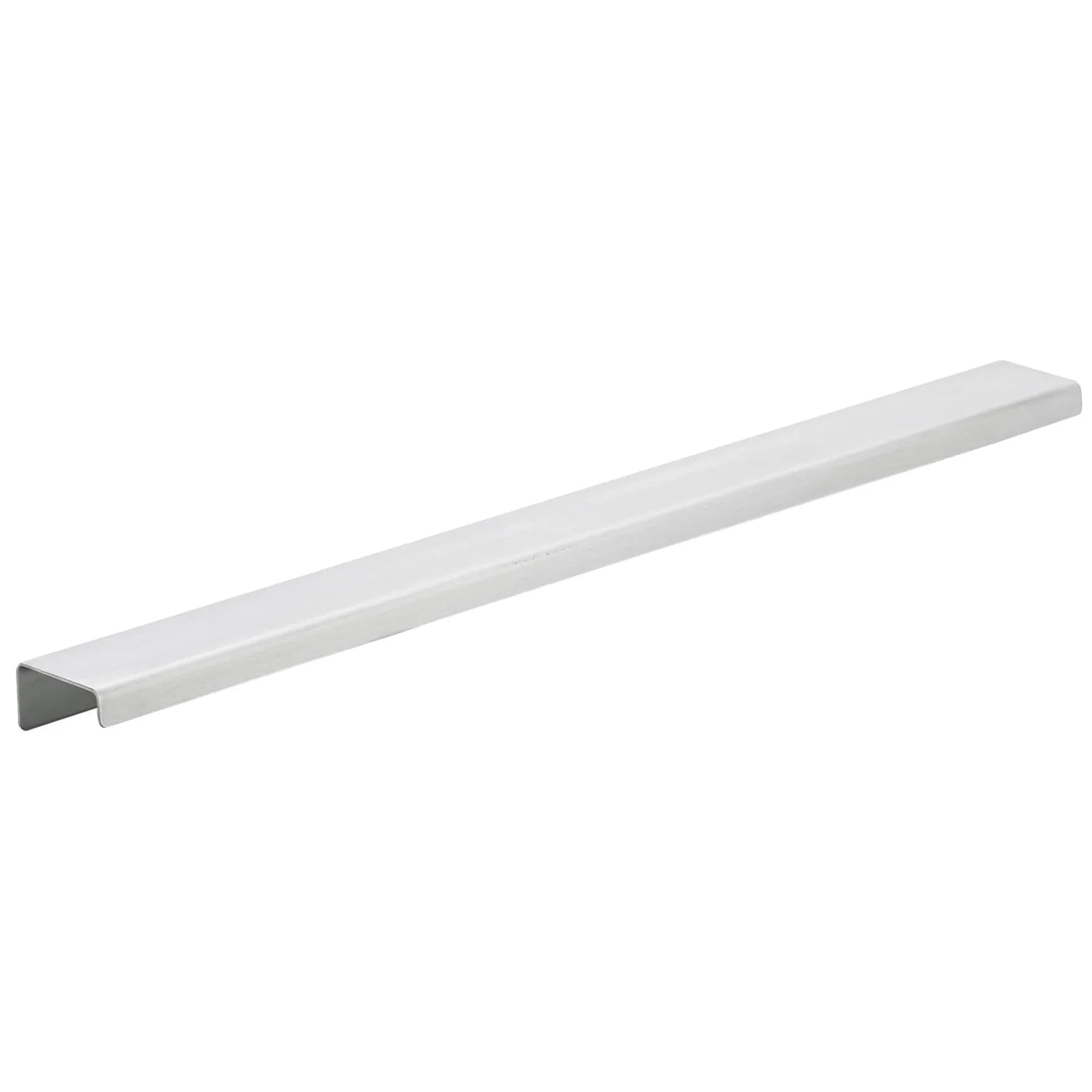 Contemporary Edge Pull, 14" Center-to-Center, Stainless Steel