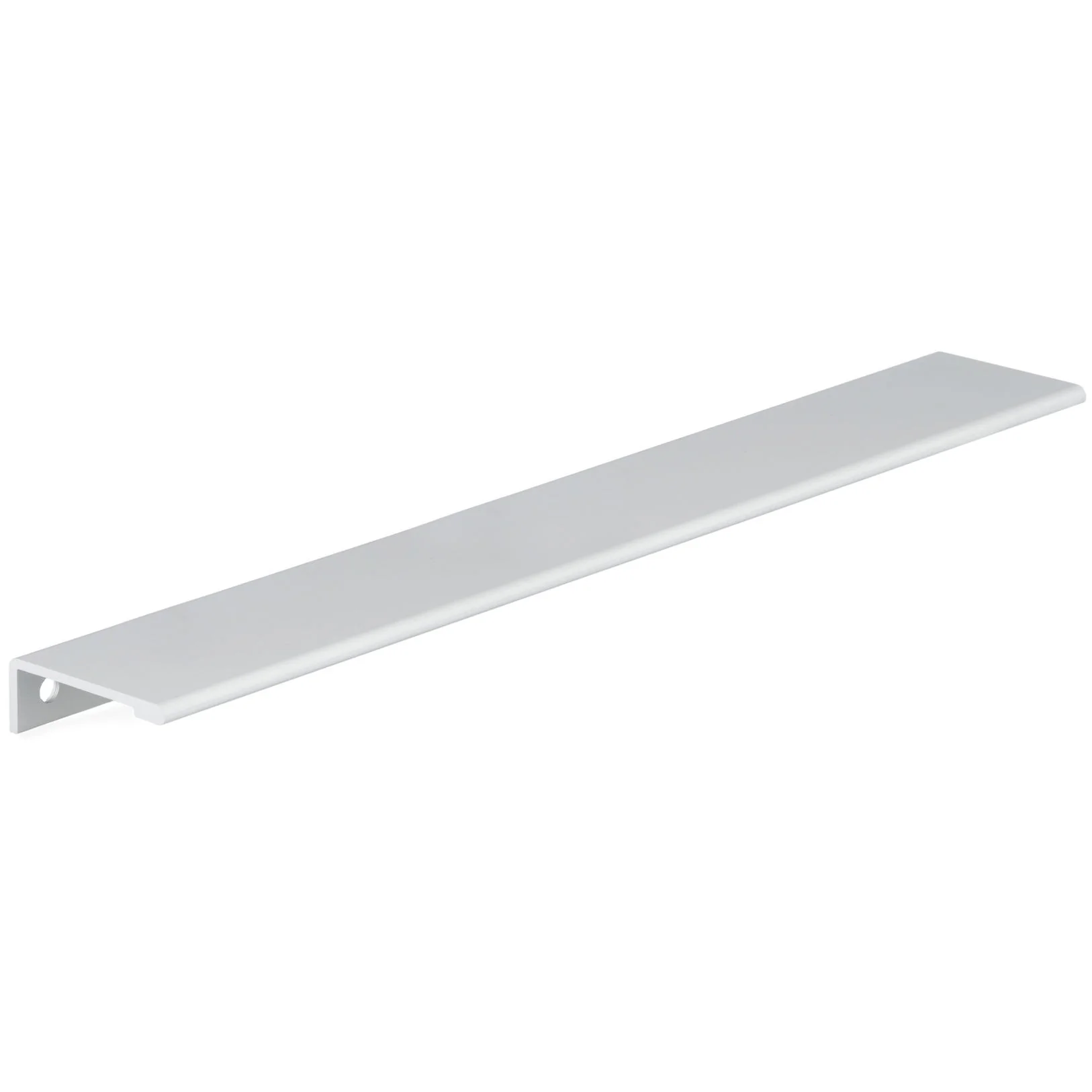 Contemporary Edge Pull, 16-3/8" Center-to-Center, Aluminum