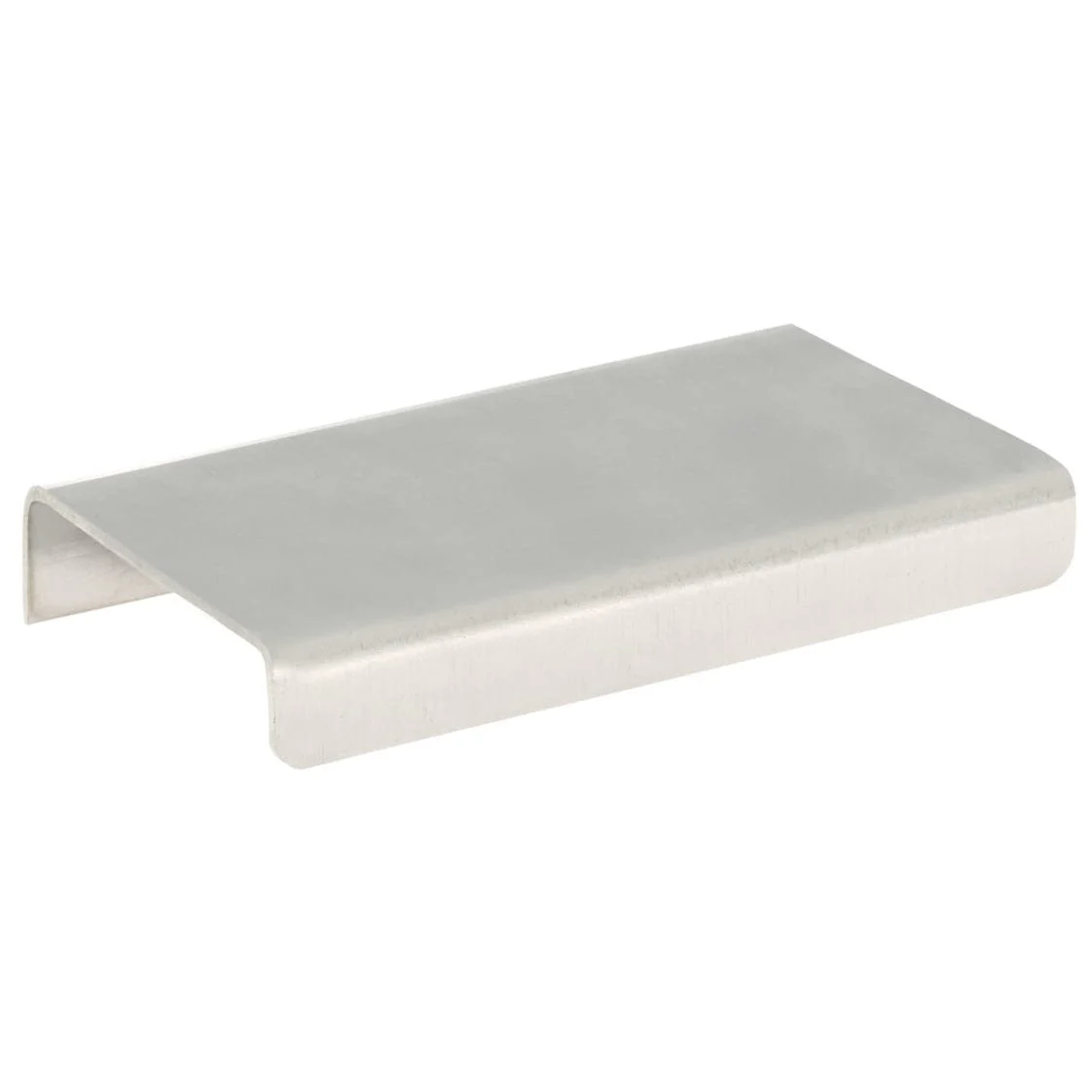 Contemporary Edge Pull, 2" Center-to-Center, Brushed Nickel