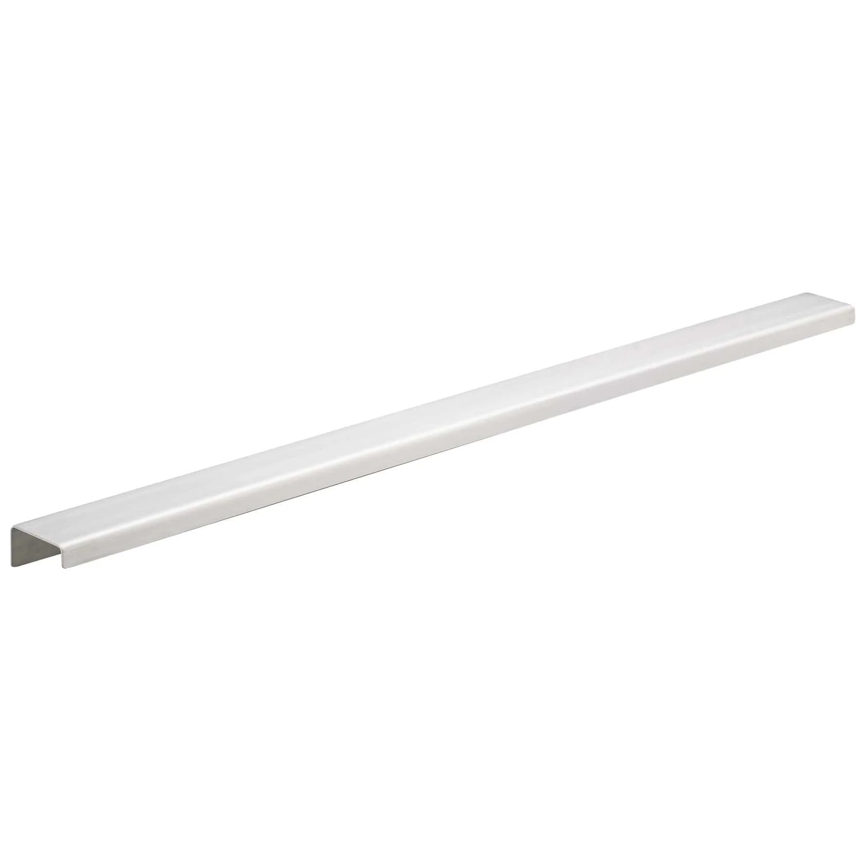 Contemporary Edge Pull, 20" Center-to-Center, Stainless Steel