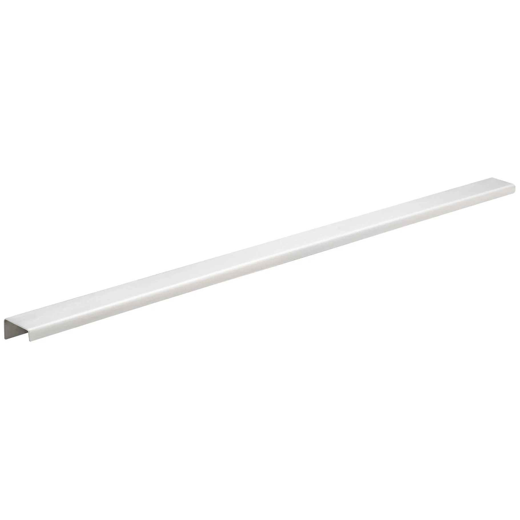 Contemporary Edge Pull, 26" Center-to-Center, Stainless Steel