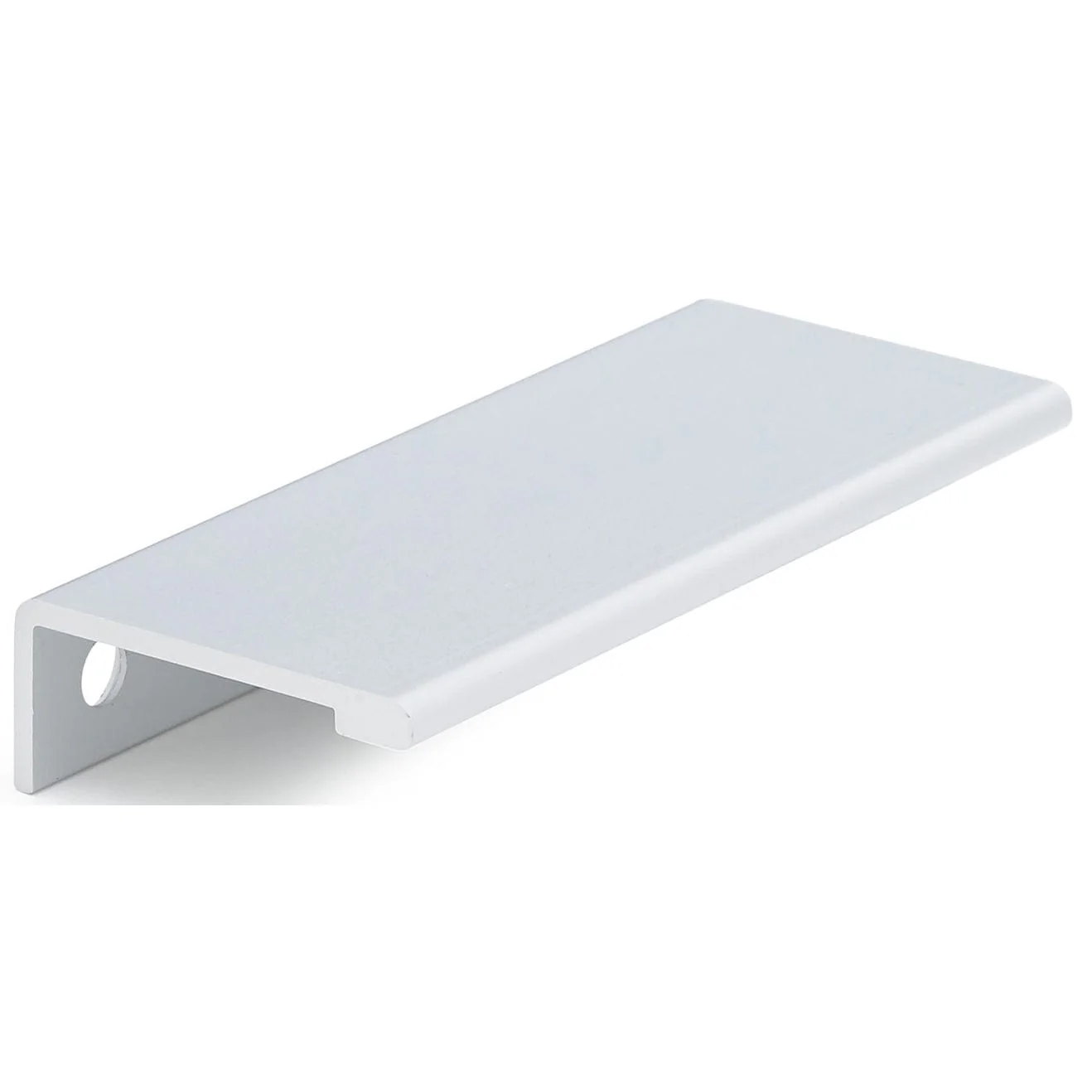 Contemporary Edge Pull, 3-1/8" Center-to-Center, Aluminum
