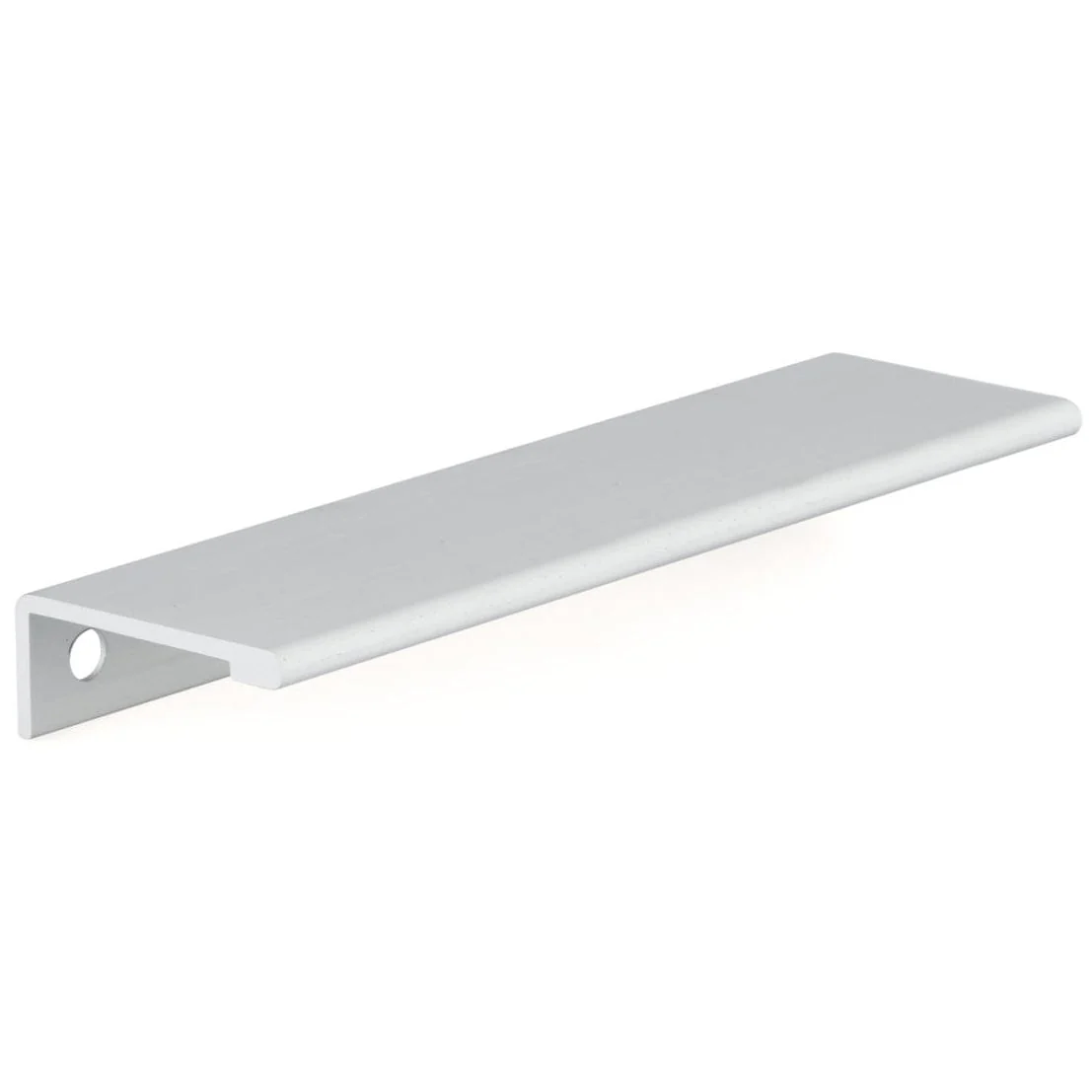 Contemporary Edge Pull, 5-1/16" Center-to-Center, Aluminum