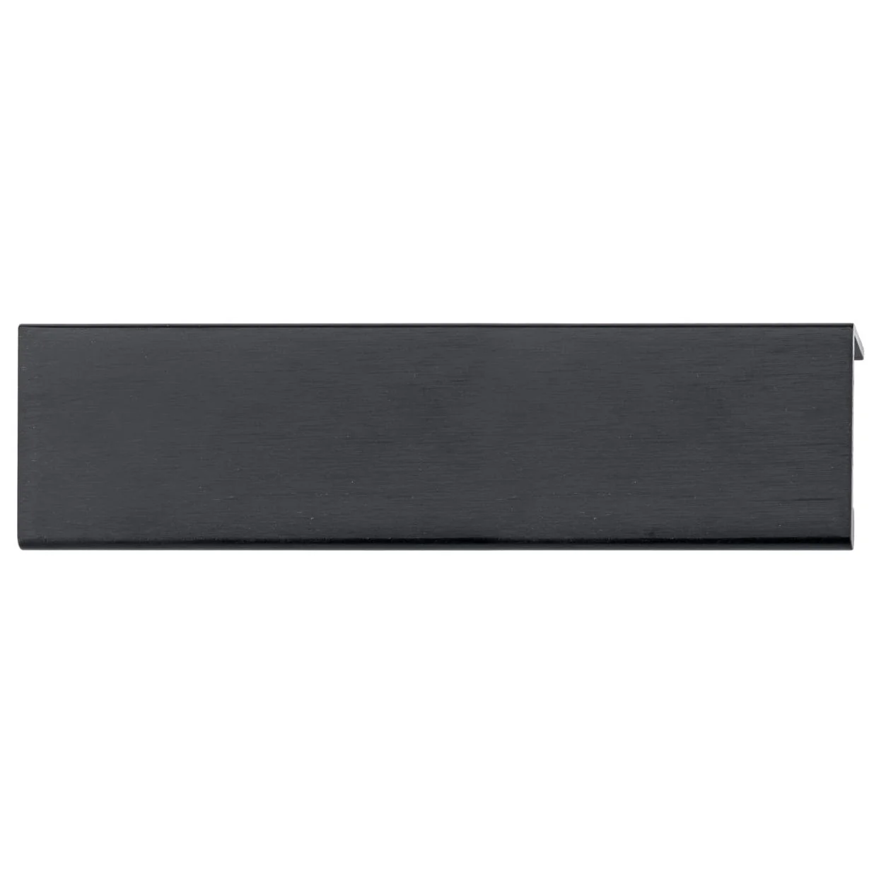 Contemporary Edge Pull, 5-1/16" Center-to-Center, Brushed Black - Image 2
