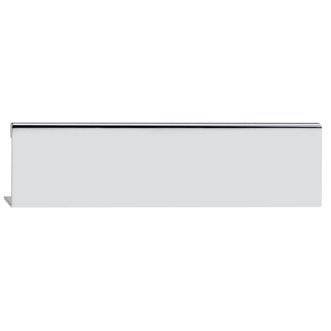 Contemporary Edge Pull, 7-9/16" Center-to-Center, Chrome - Image 2