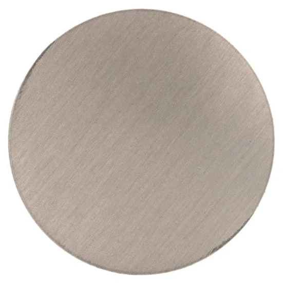 Contemporary Knob, 1-1/32" D, Brushed Nickel - Image 2