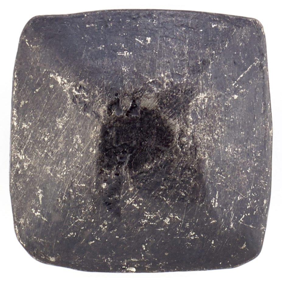 Contemporary Knob, 1-1/32" x 1-1/32", Matte Black Iron - Image 2