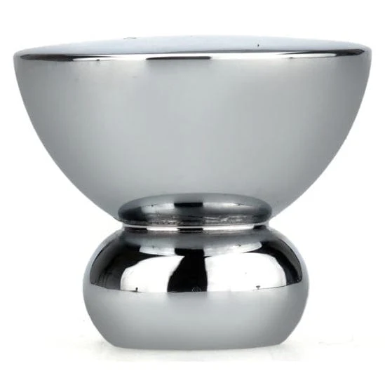 Contemporary Knob, 1-1/4" D, Chrome - Image 3