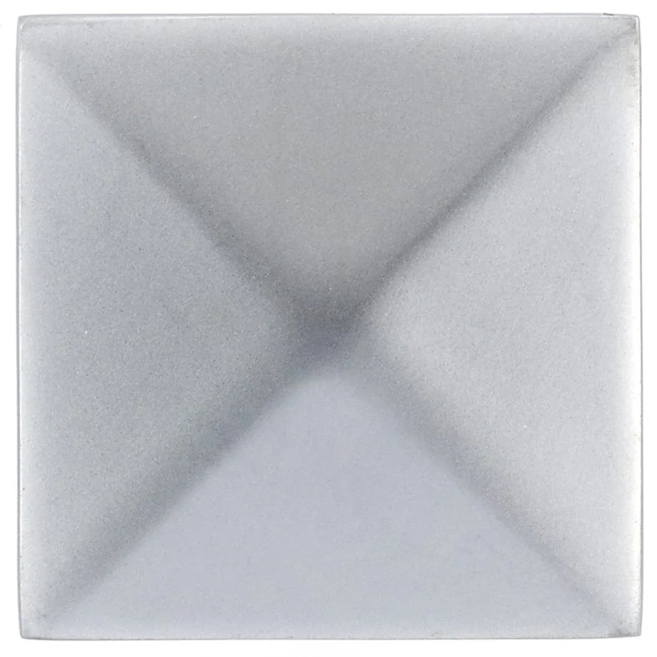 Contemporary Knob, 1-1/4" x 1-1/4", Matte Chrome - Image 2