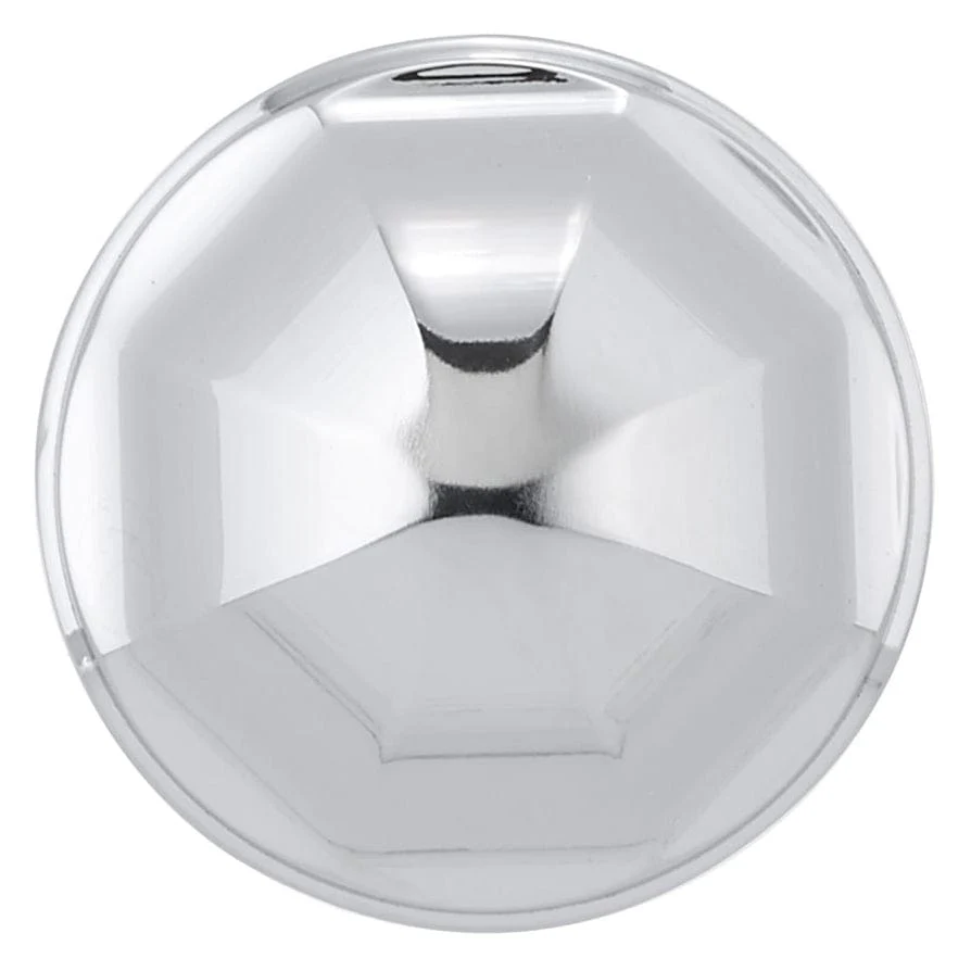 Contemporary Knob, 1-1/8" D, Chrome - Image 2