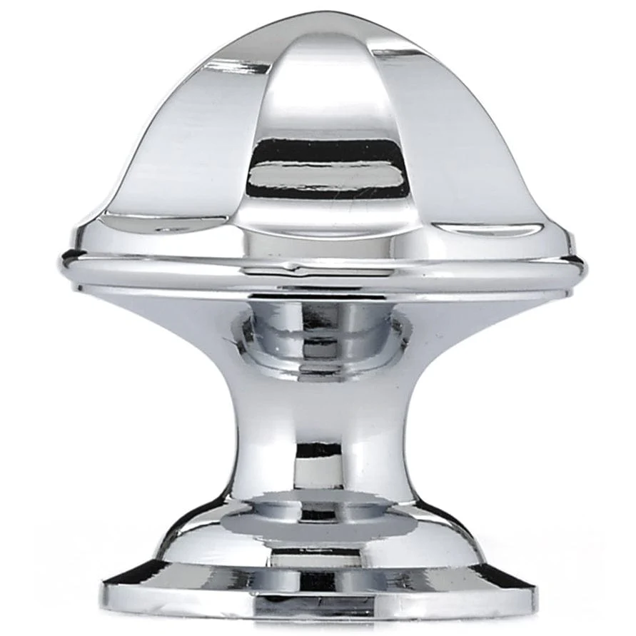 Contemporary Knob, 1-1/8" D, Chrome - Image 3
