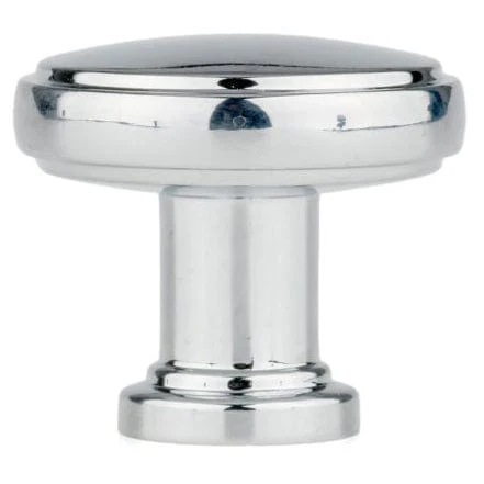 Contemporary Knob - 1-11/32" D - Chrome - Image 3