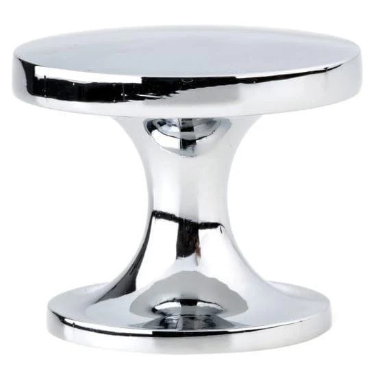 Contemporary Knob, 1-23/32" D, Chrome - Image 3