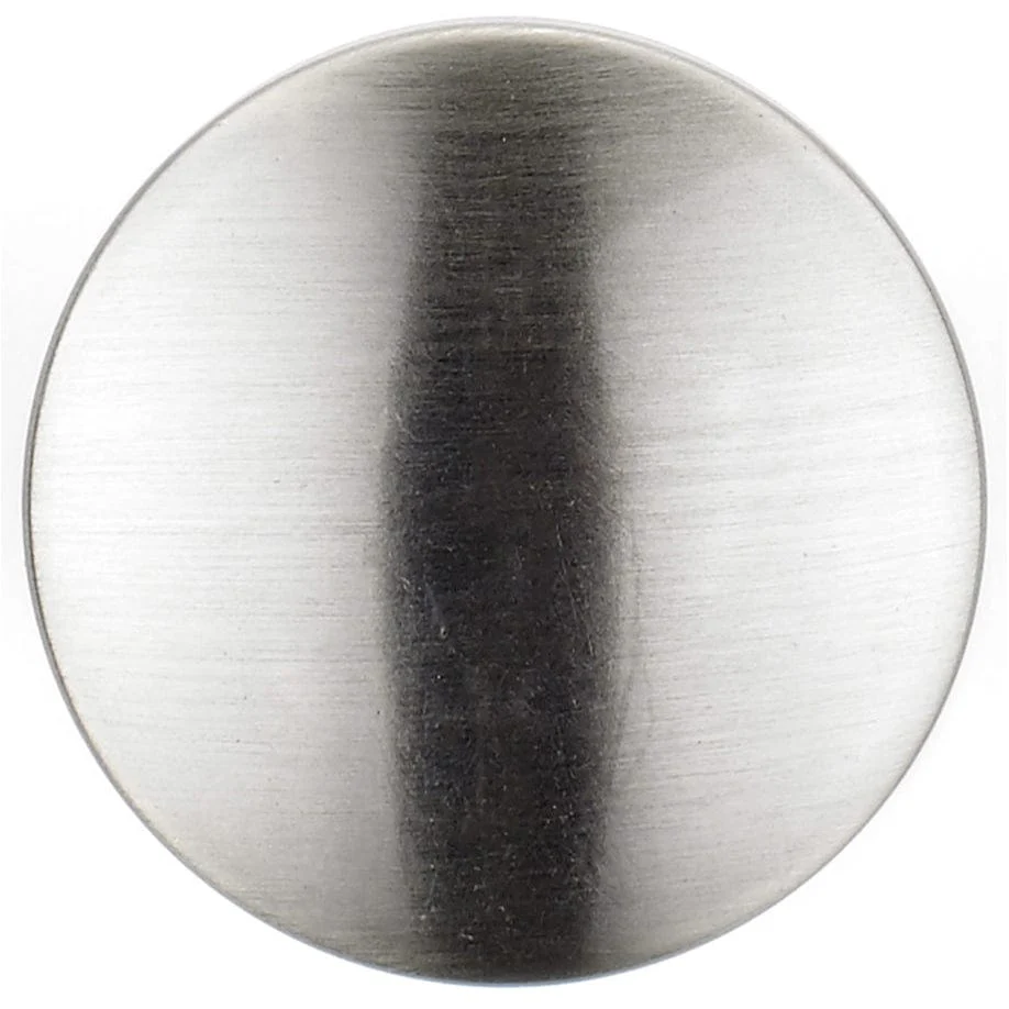 Contemporary Knob, 1-3/16" D, Brushed Nickel - Image 2