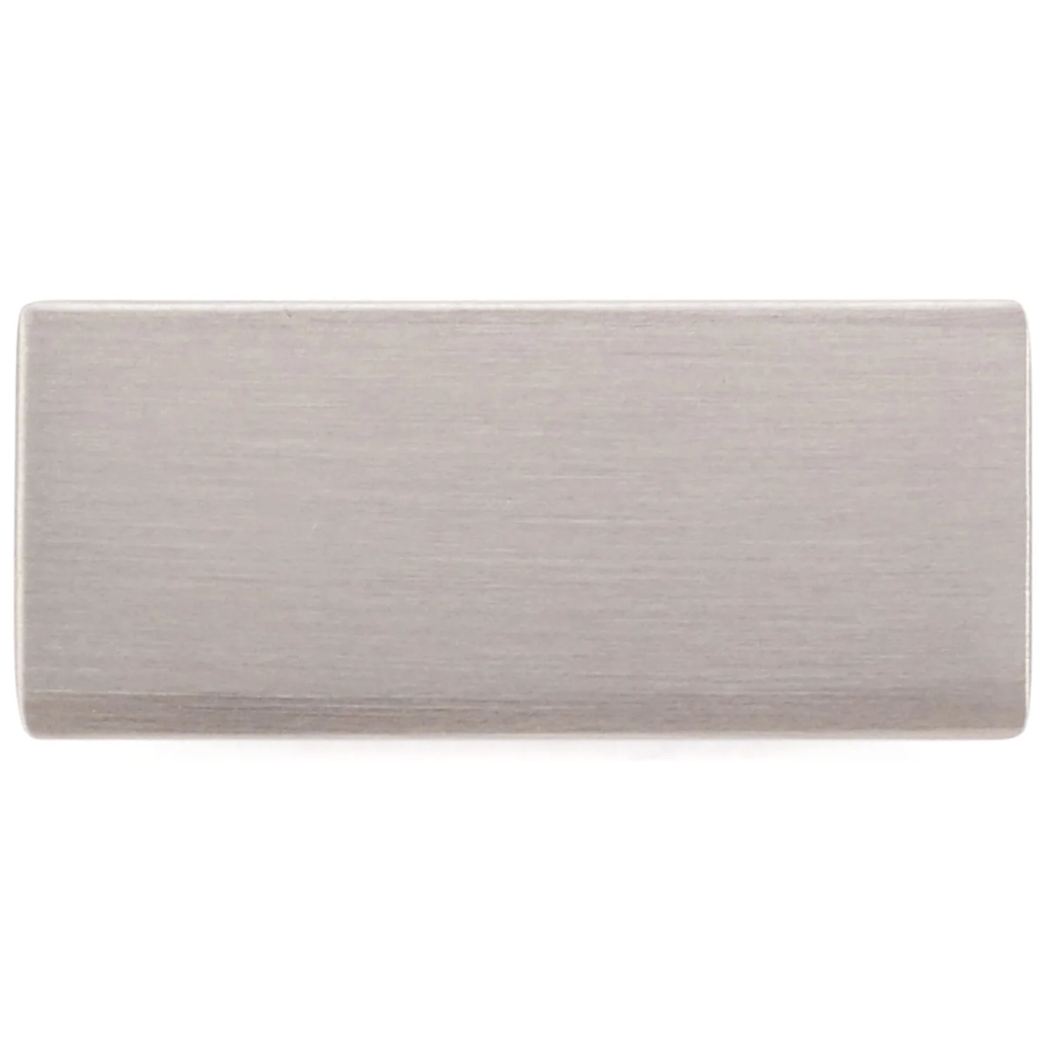 Contemporary Knob - 1-3/16" x 1/2" - Brushed Nickel - Image 2