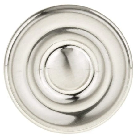 Contemporary Knob, 1-3/8" D, Brushed Nickel - Image 2
