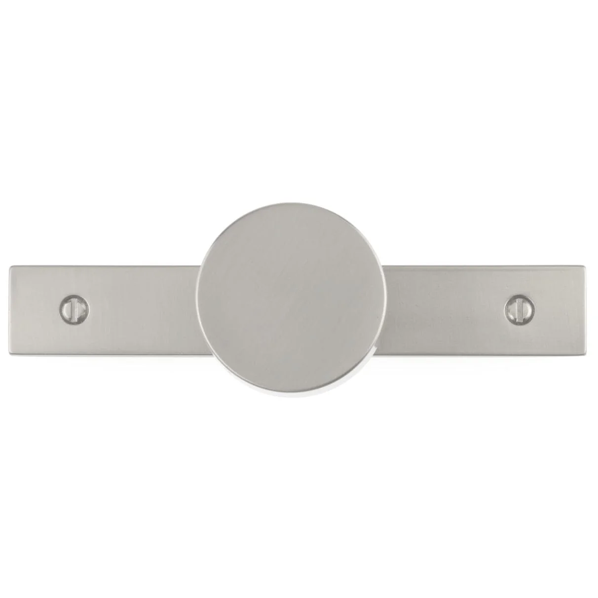 Contemporary Knob, 1-9/16" D, Brushed Nickel - Image 2