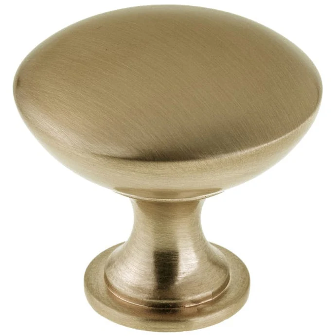 Contemporary Knob - 1-9/16" D - Champagne Bronze
