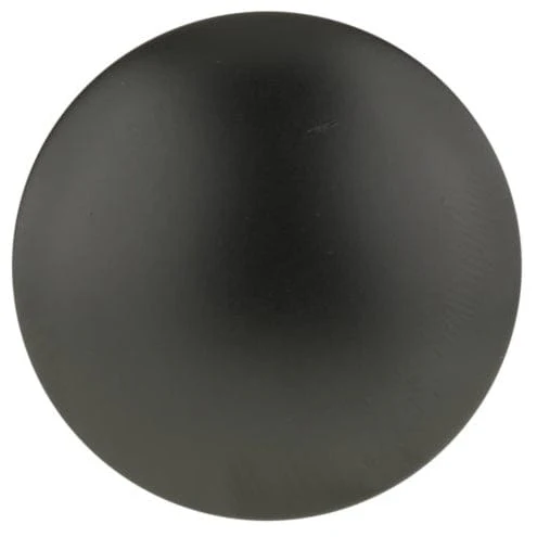Contemporary Knob, 1-9/16" D, Matte Black - Image 2