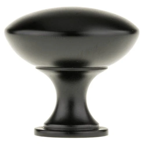 Contemporary Knob, 1-9/16" D, Matte Black - Image 3