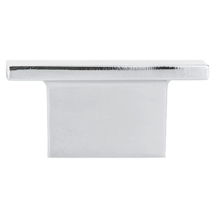 Contemporary Knob, 1-9/16" x 7/8", Polished Nickel - Image 3