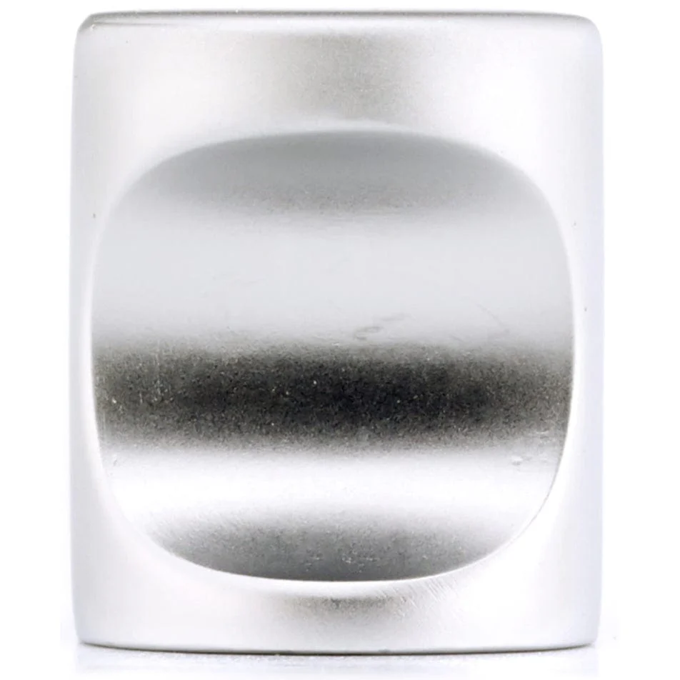 Contemporary Knob, 13/16" D, Matte Chrome - Image 3